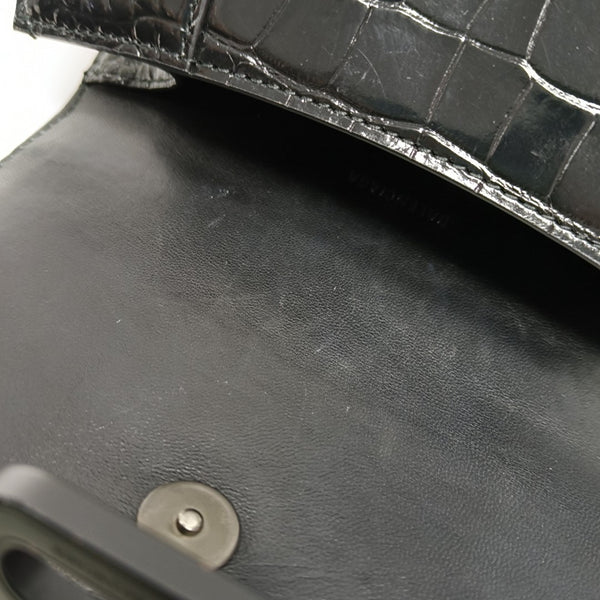 Hourglass Small Calfskin Black