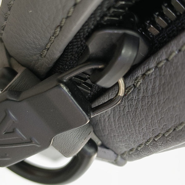 TRIO Monogram Calfskin Gray