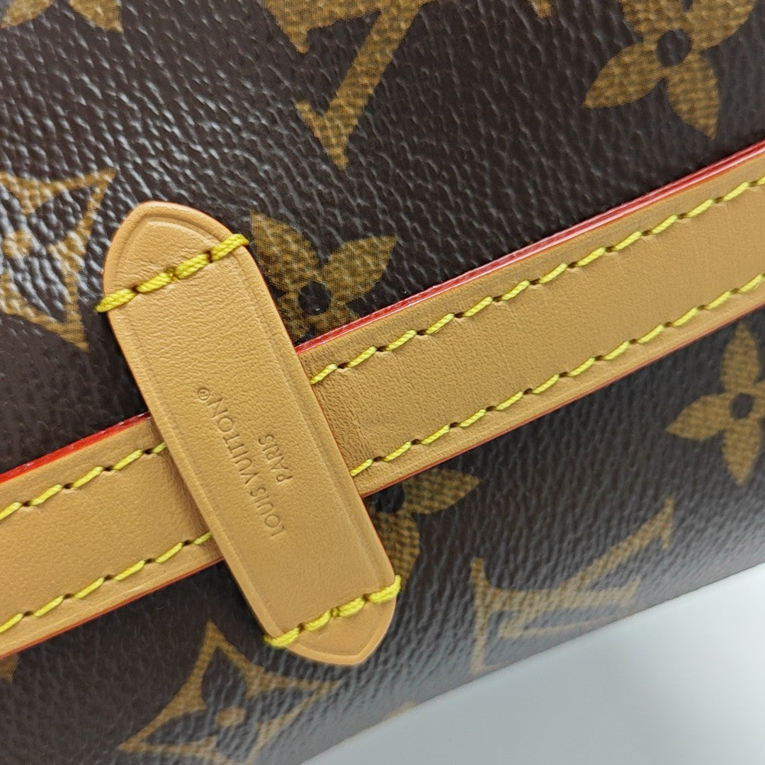 CARRYALL PM Monogram Coated Canvas Brown