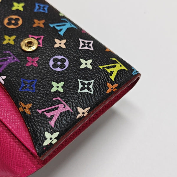 LV × TM ROSALIE Monogram Coated Canvas Black Coin Purse