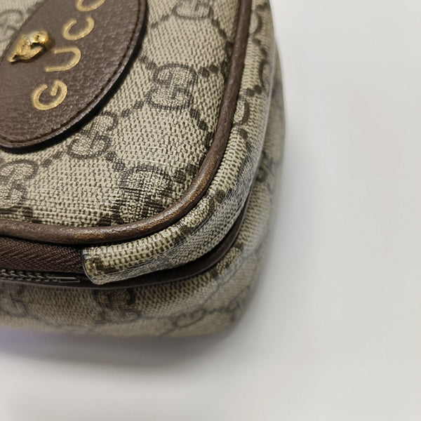 Neo Vintage Mini Monogram Coated Canvas Brown