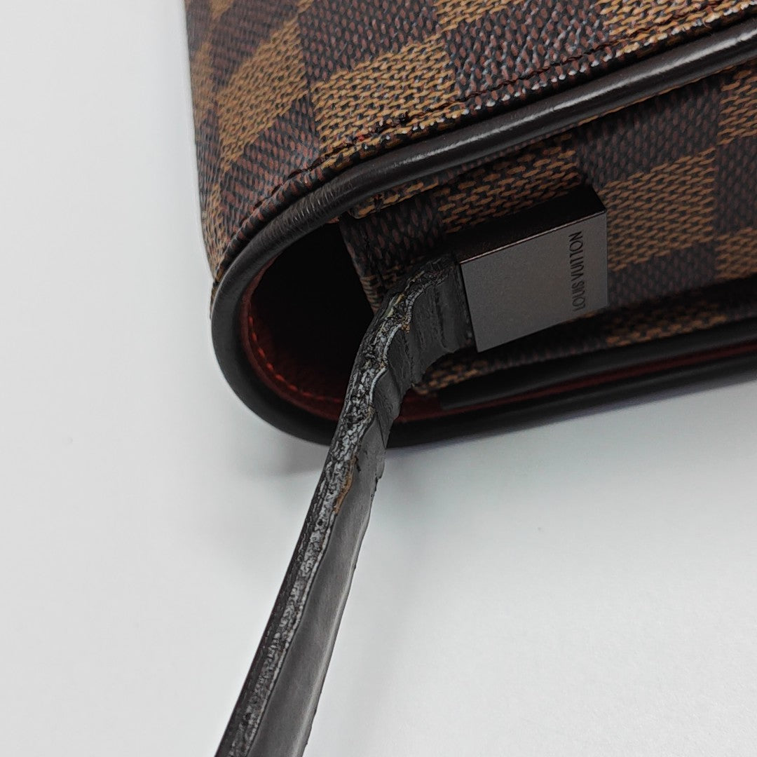 TRIBECA Damier Ebene Coated Canvas Brown