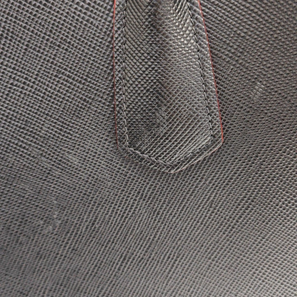 Double Saffiano Calfskin Black