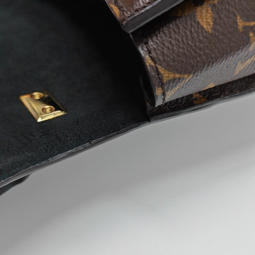 EDEN Monogram Coated Canvas Brown