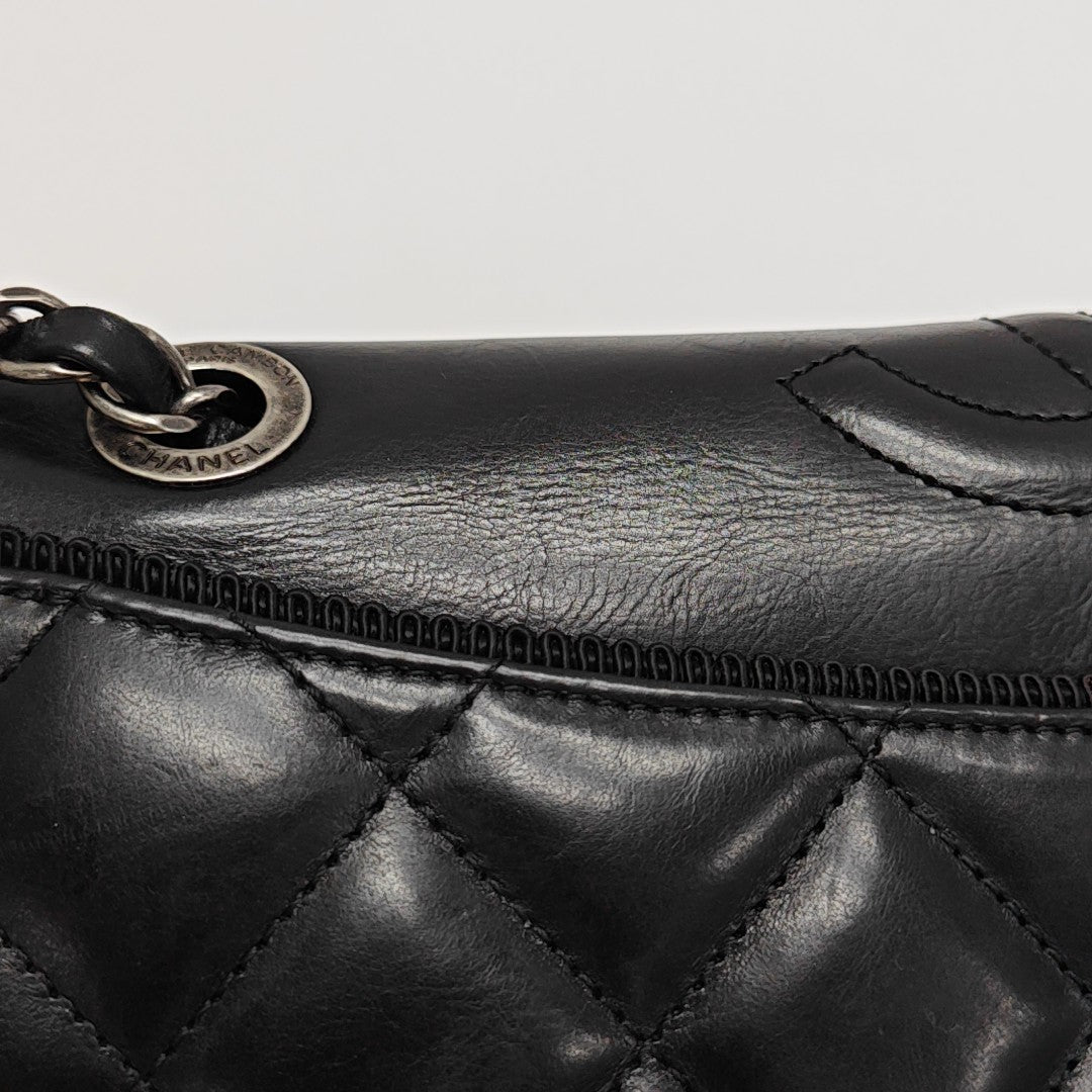 BALLERINE Medium Quilted Calfskin Black