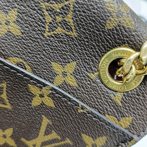PASSY Monogram Coated Canvas Brown