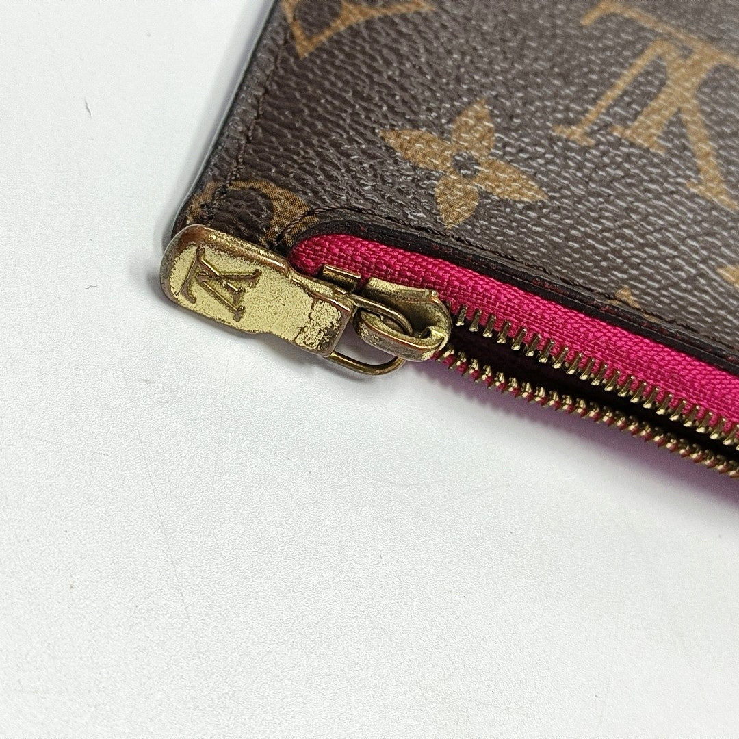 NEVERFULL MM Lona Monogram Revestida Marrón