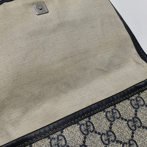 Monogram Coated Canvas Shoulder Bag Beige