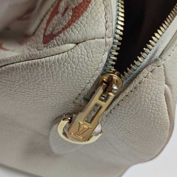 SPEEDY 20 Monogram Calfskin Beige