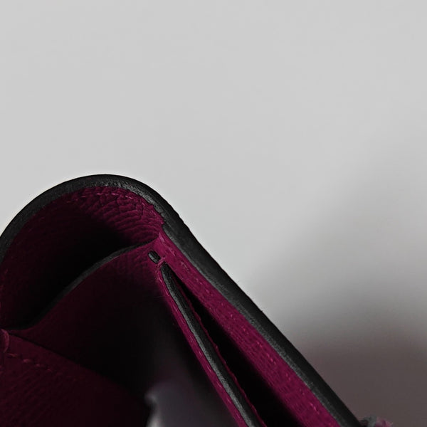 Kelly Medium Epsom Purple Wallet