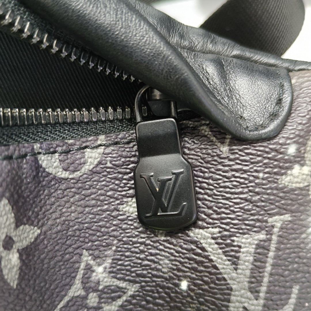 DISCOVERY Monogram Coated Canvas Black