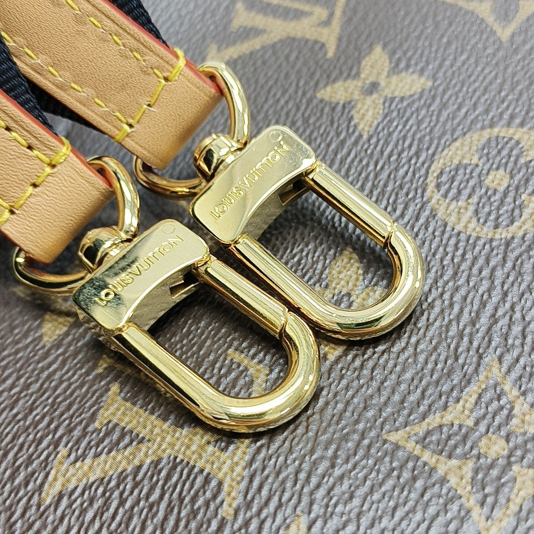 DIANE Monogram Coated Canvas Brown