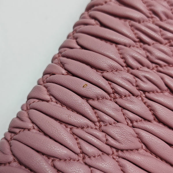 Crystal Quilted Lambskin Pink