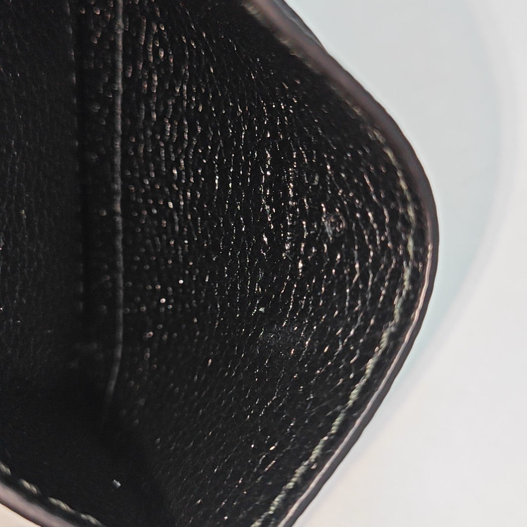 Zumi Calfskin Black Card Holder