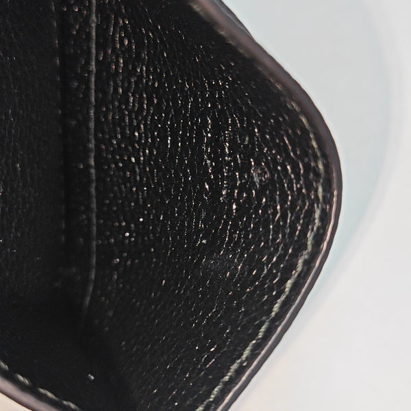 Zumi Calfskin Black Card Holder