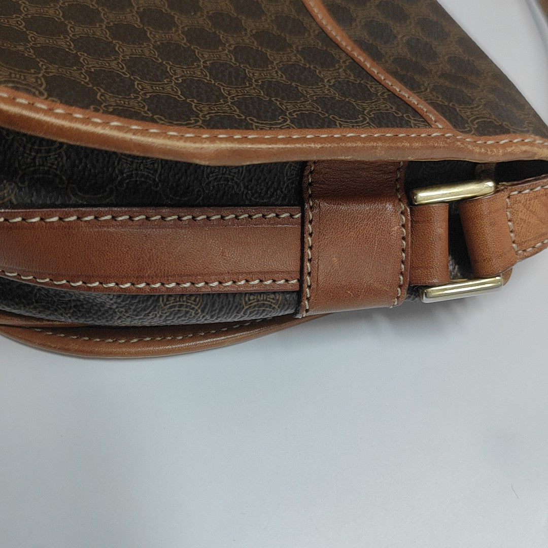 MACADAM CLUTCHES Coated Canvas Brown