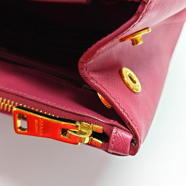 Galleria Medium Saffiano Calfskin Red
