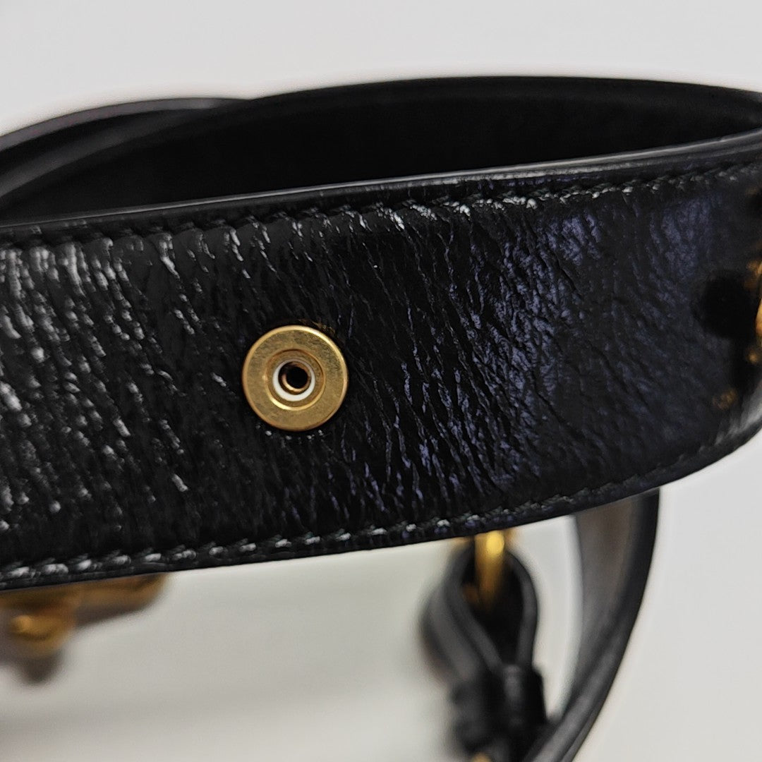 Lady Dior Small Cannage Lambskin Black