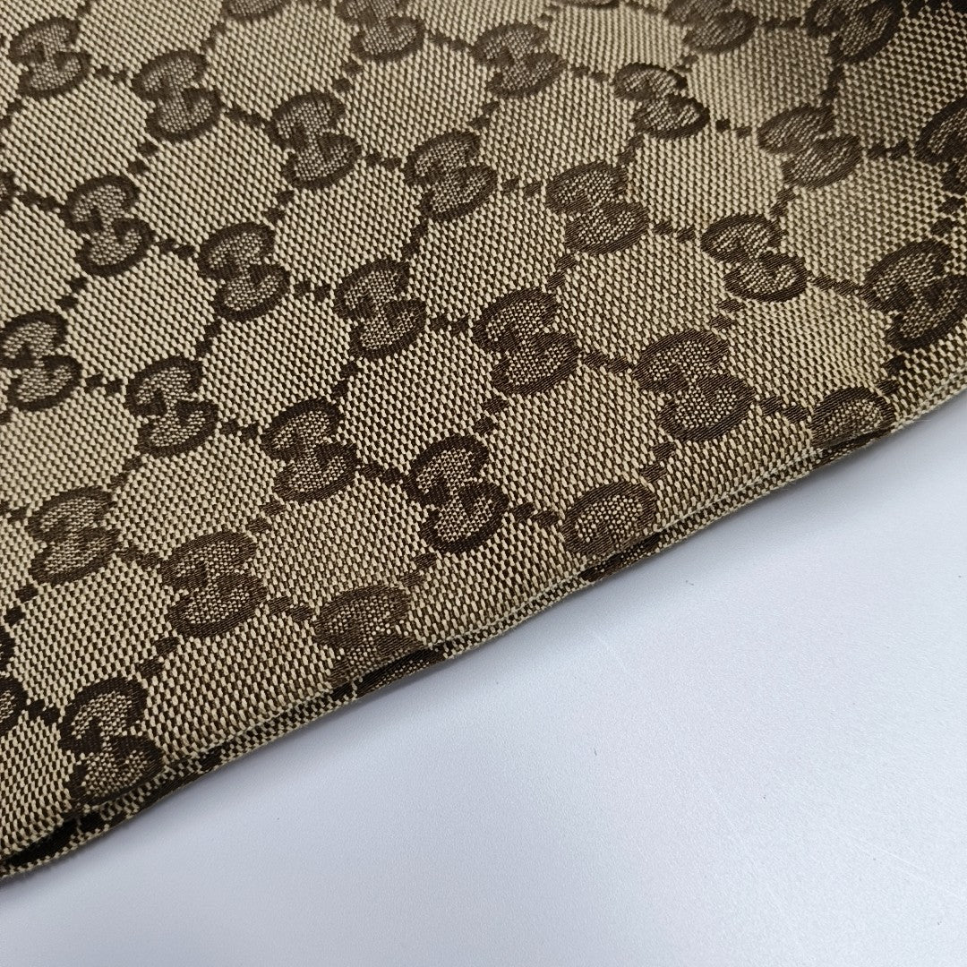 Monogram Canvas Tote Bag Brown