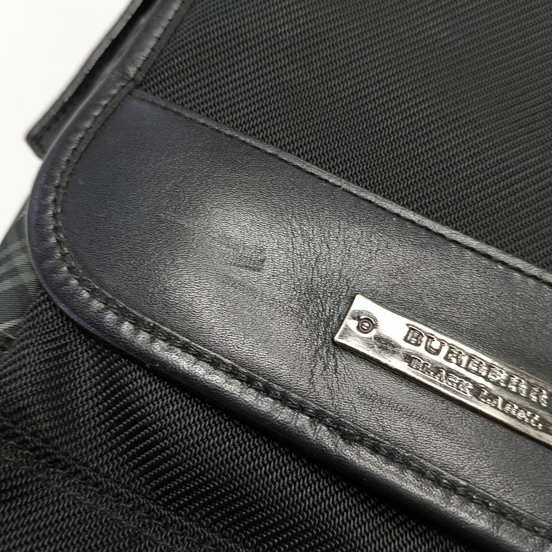 Fabric Shoulder Bag Black