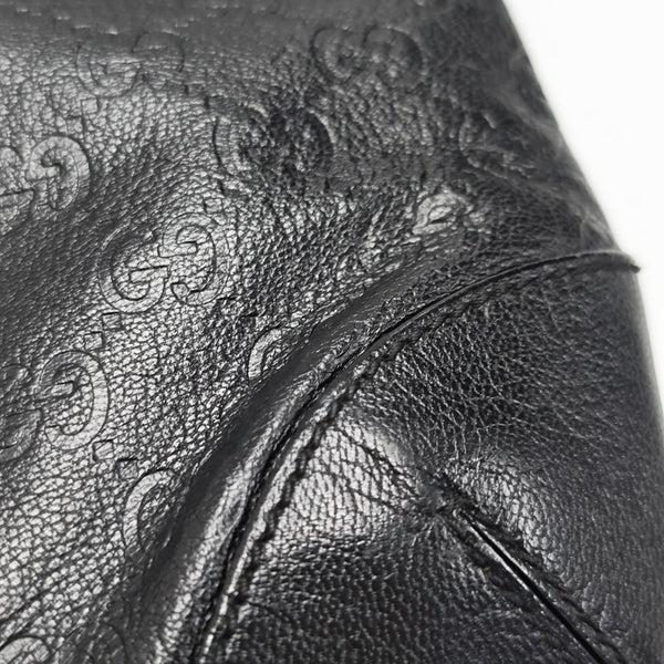 Calfskin Top Handle Bag Black
