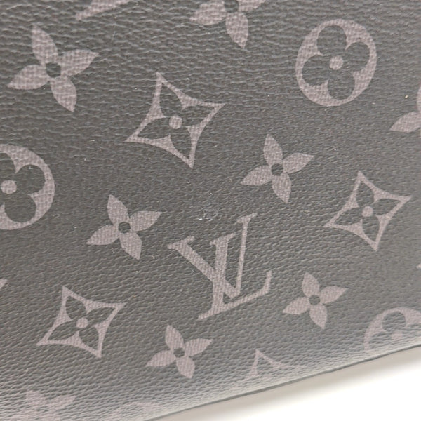 TRIO Monogram Coated Canvas Gray
