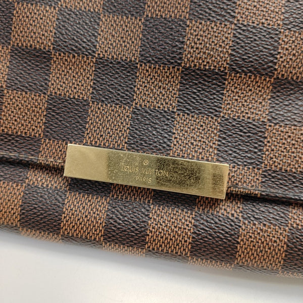FAVORITE PM Damier Ebene Coated Canvas Brown