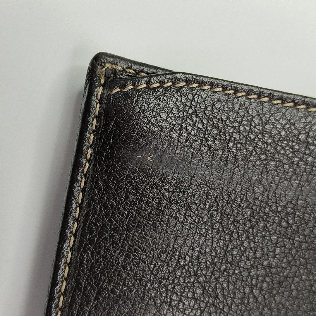 Monogram Canvas Wallet Brown