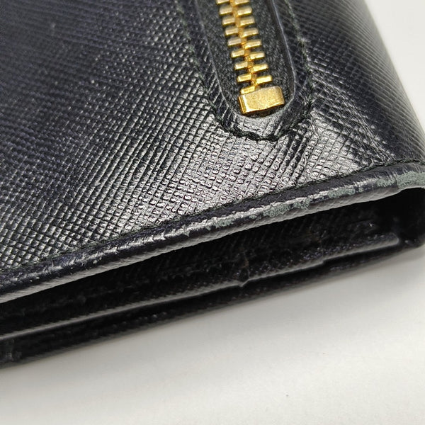 Saffiano Calfskin Wallet Black
