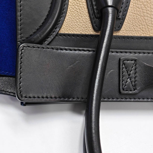 Authenticated pre-owned  LUGGAGE Micro Calfskin Multicolor - Tote Bag at Looply