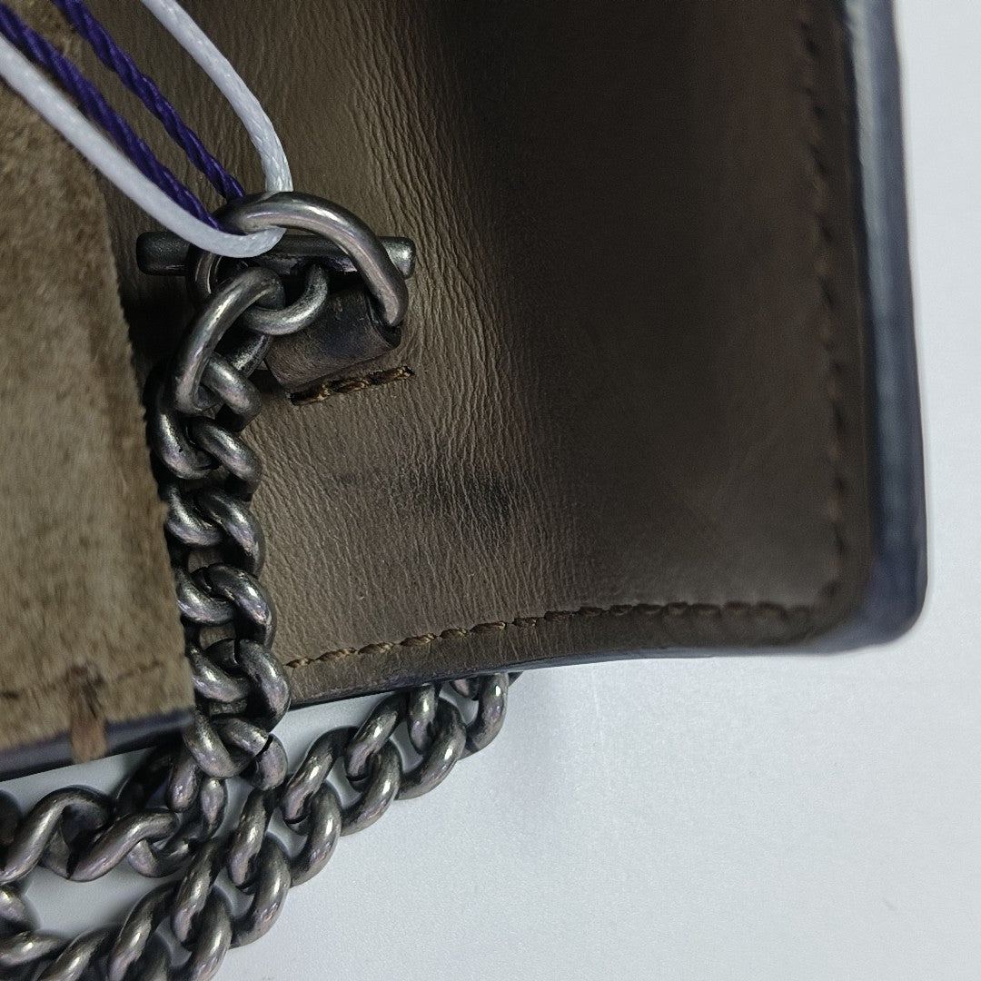 Dionysus Super Mini Monogram Coated Canvas Beige