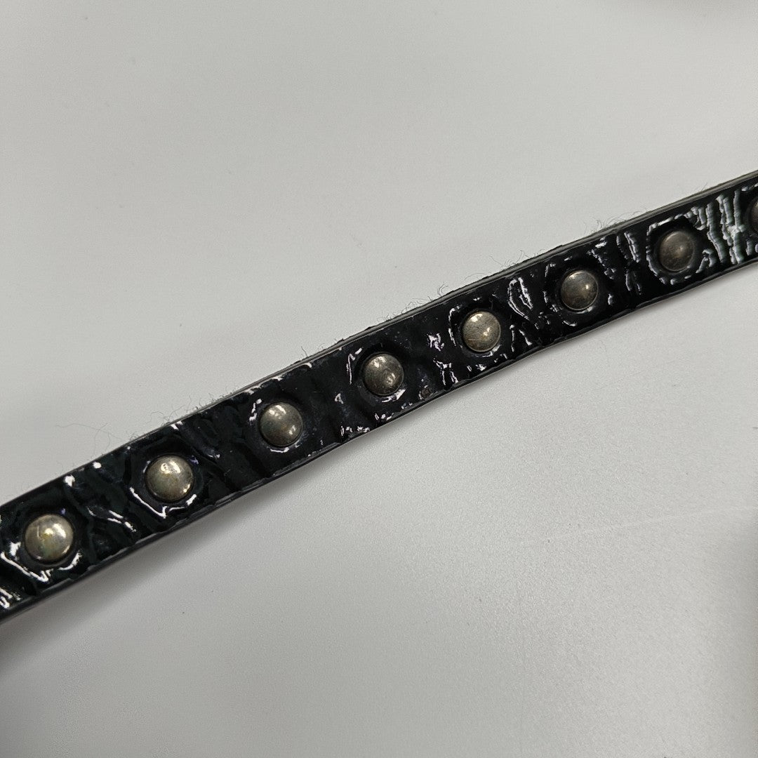 Rockstud Small Patent Leather Black