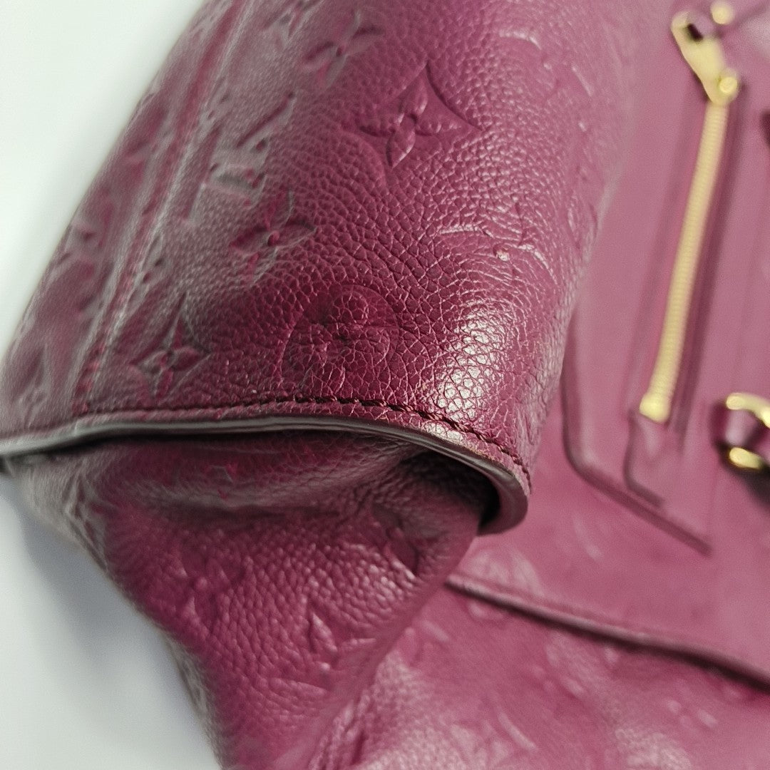 LUMINEUSE PM Monogram Calfskin Red