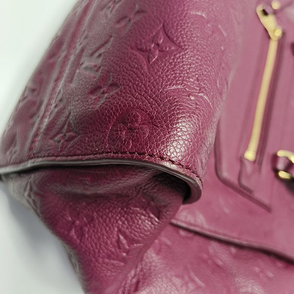 LUMINEUSE PM Monogram Calfskin Red