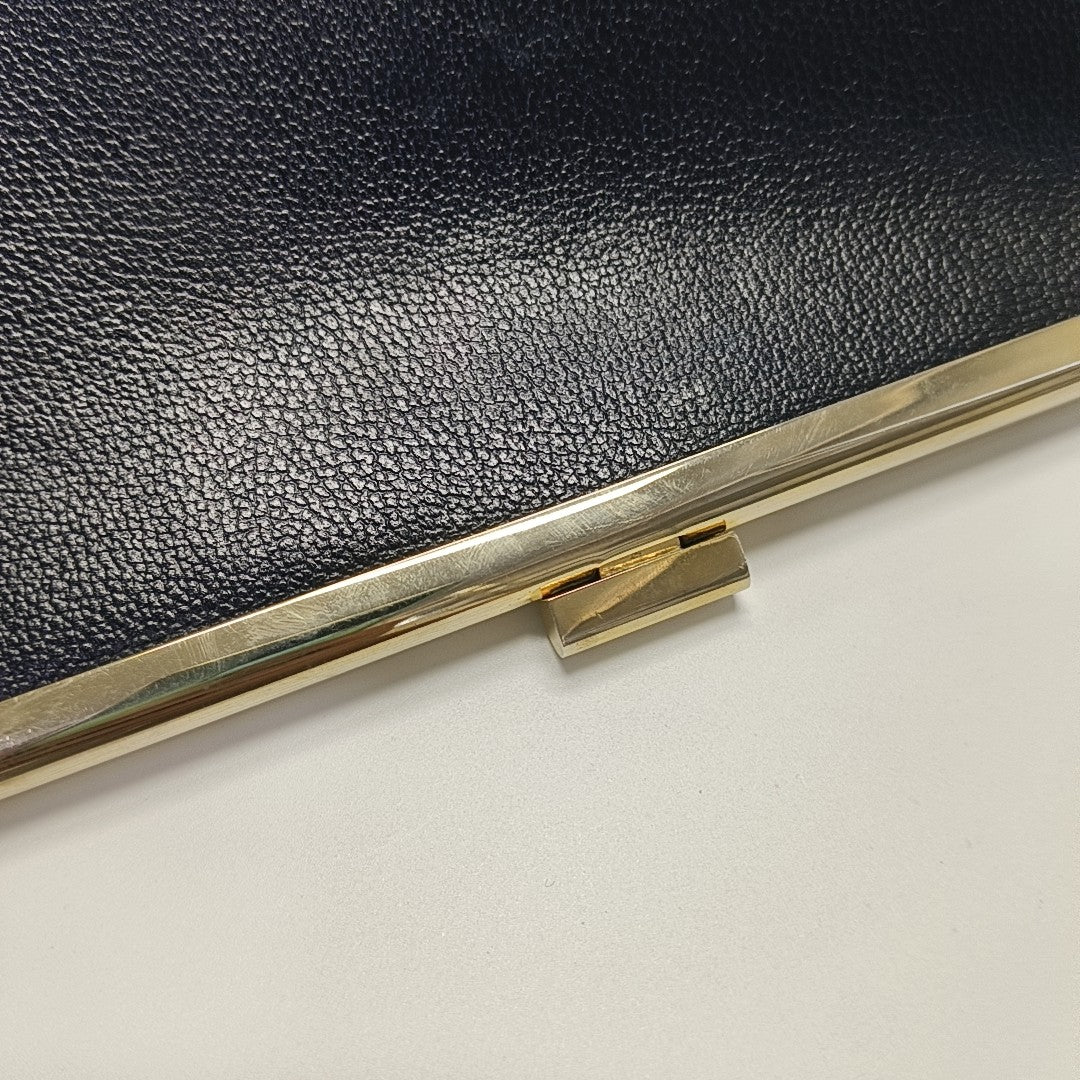 Calfskin Clutch Blue