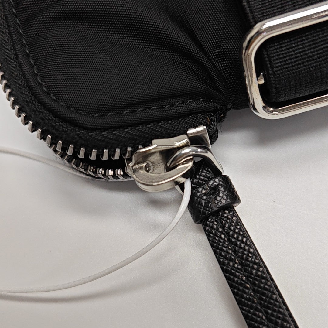 Nylon Shoulder Bag Black
