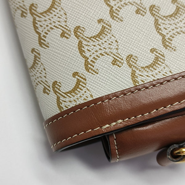 TRIOMPHE Teen Coated Canvas White