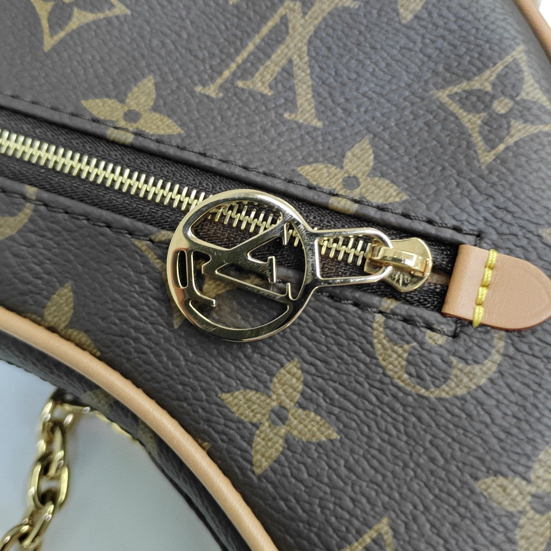 LOOP Monogram Coated Canvas Brown