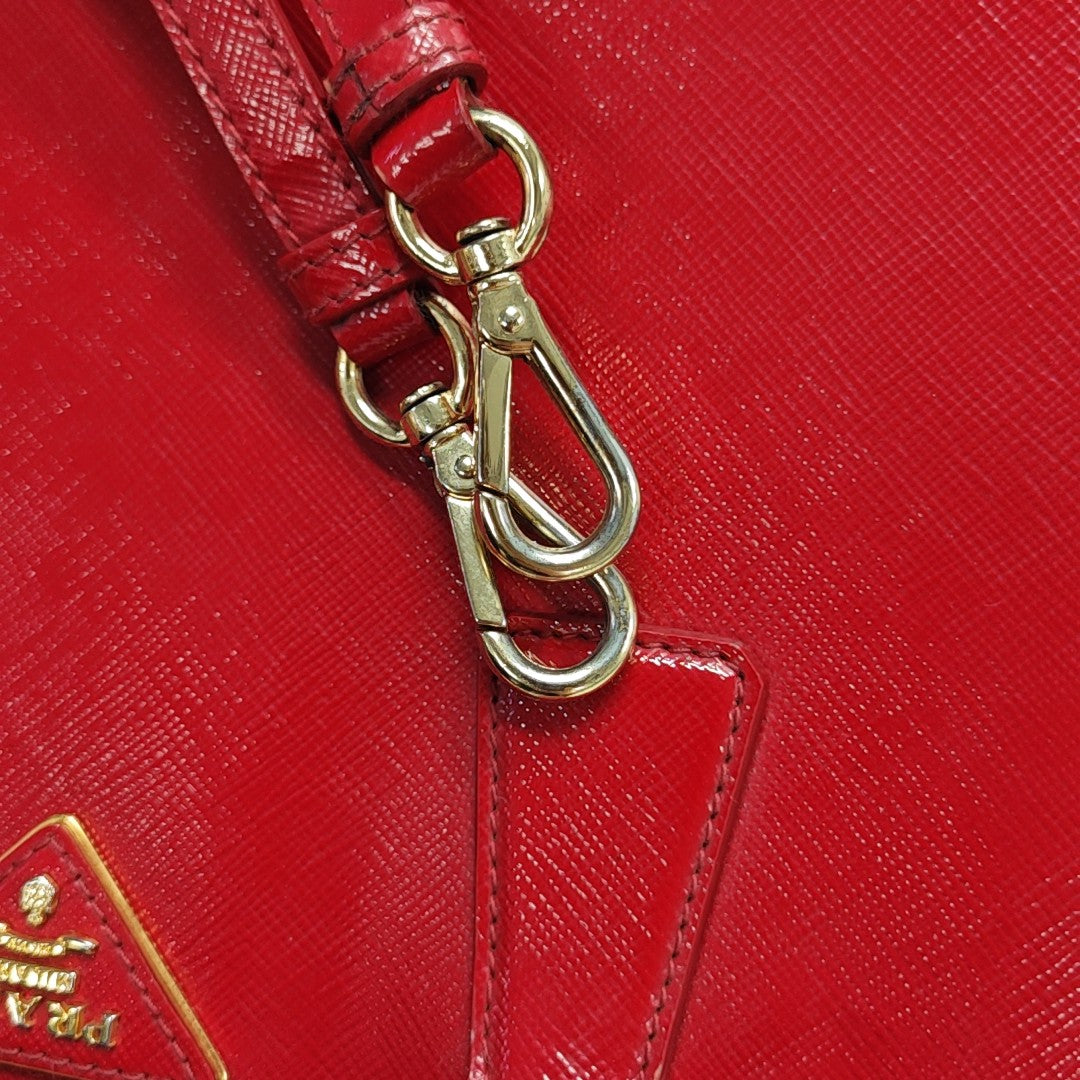 Promenade Saffiano Calfskin Red