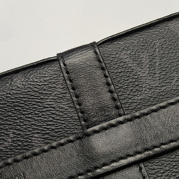 TRUNK PM Monogram Coated Canvas Black