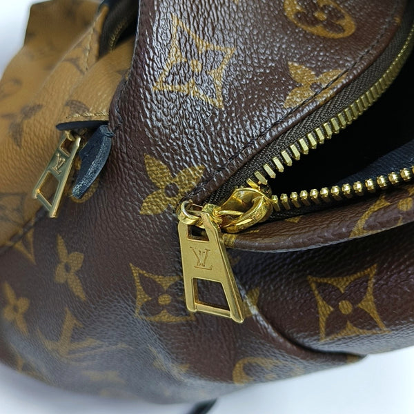 PALM SPRINGS PM Monogram Coated Canvas Brown
