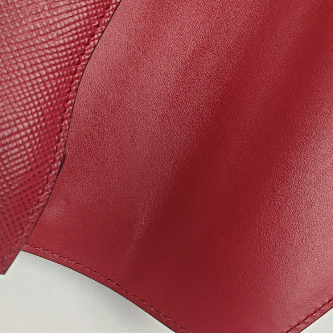 Monochrome Saffiano Calfskin Red