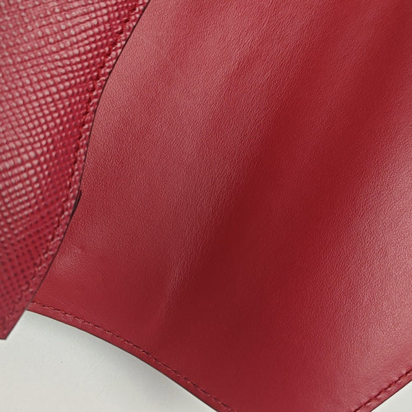 Monochrome Saffiano Calfskin Red