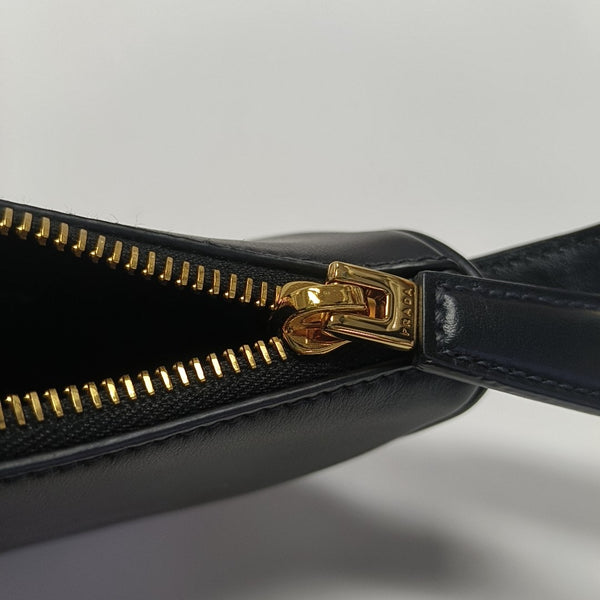 Calfskin Shoulder Bag Black