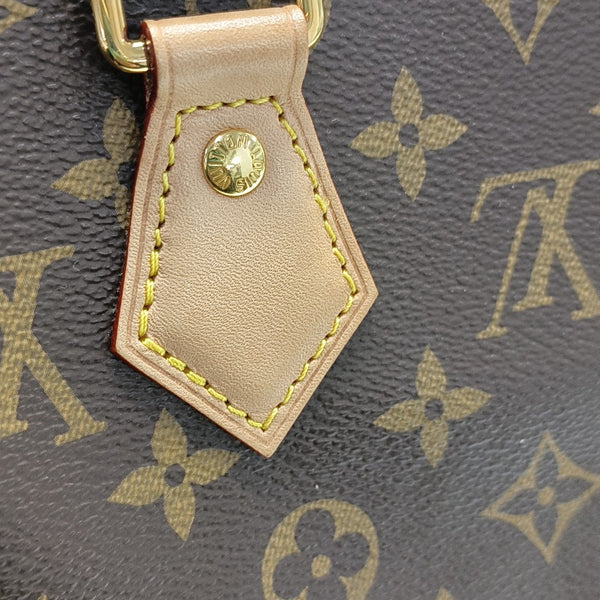 SPEEDY 20 Monogram Coated Canvas Brown