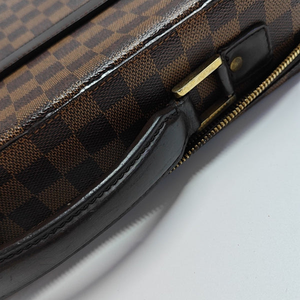 SABANA Damier Ebene Coated Canvas Brown