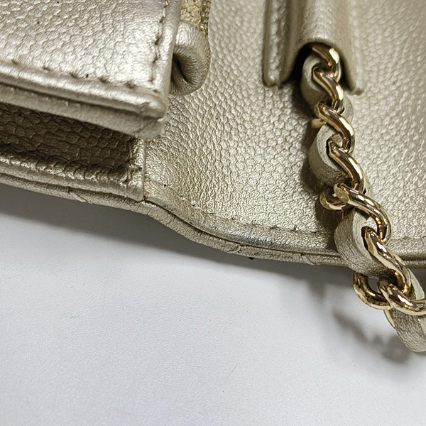 WOC Quilted Calfskin Beige