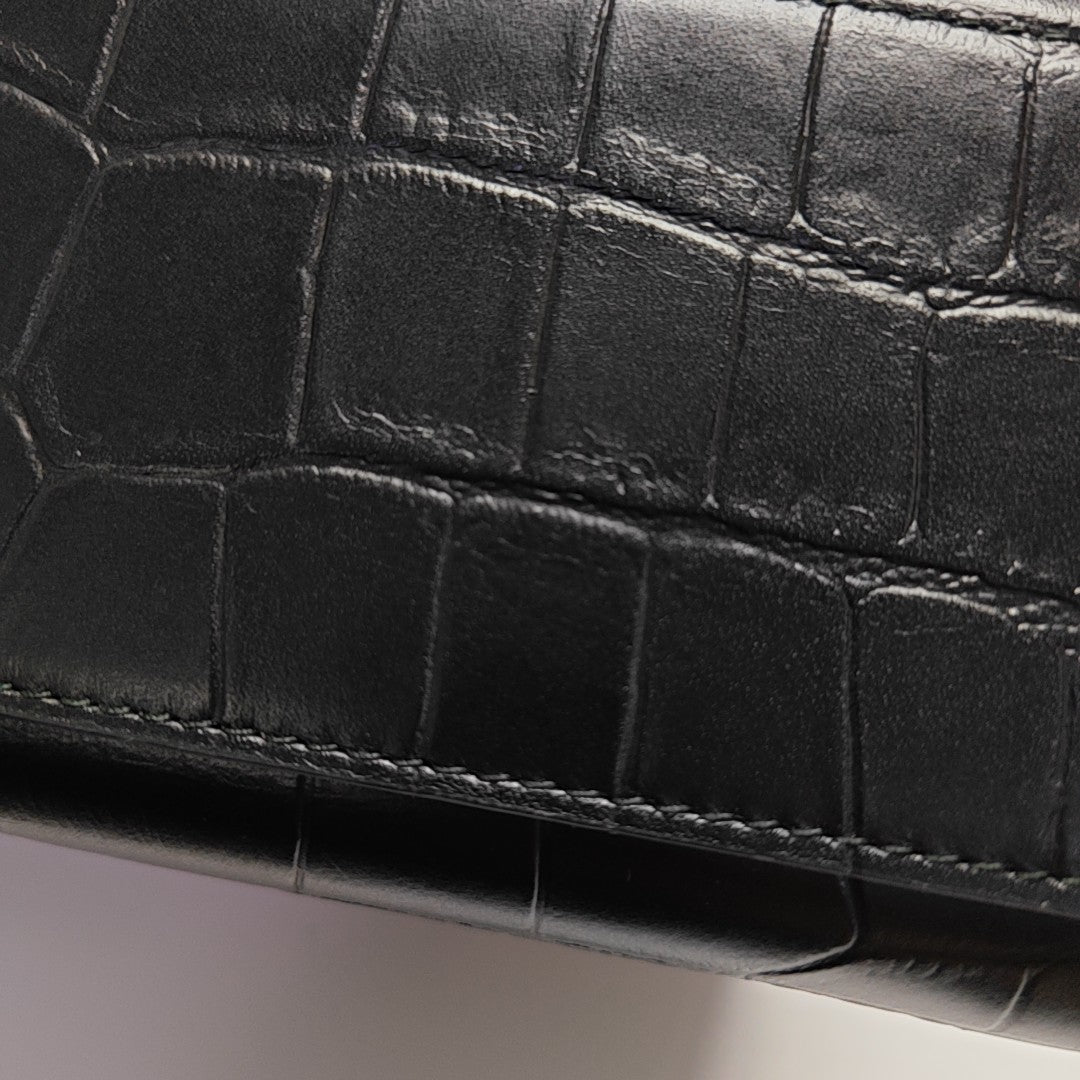 Sharp Calfskin Black