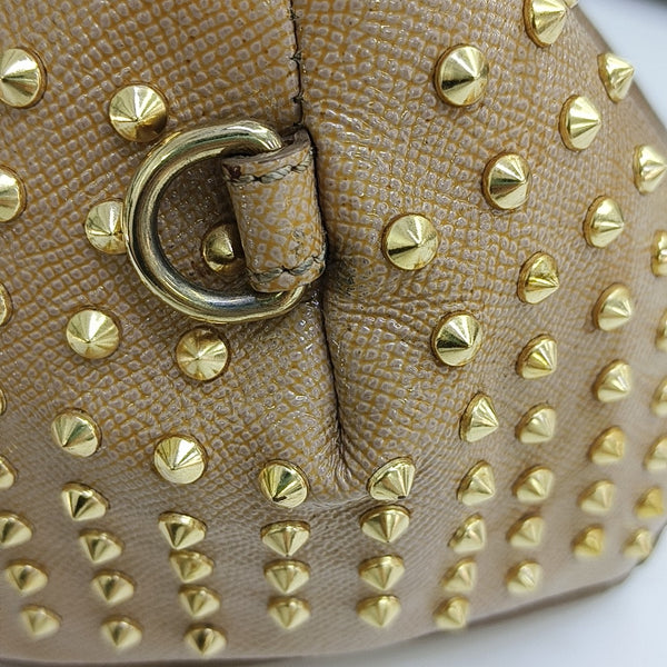 Calfskin Shoulder Bag Brown