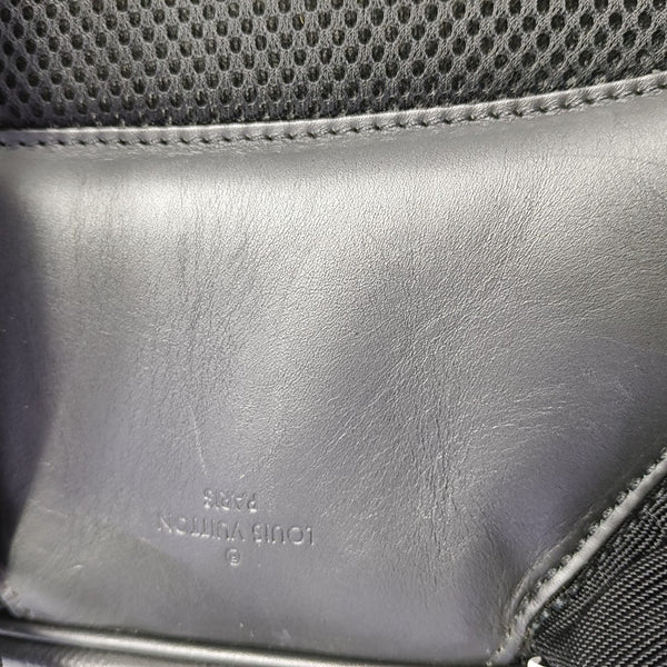 MICHAEL Damier Graphite Calfskin Black